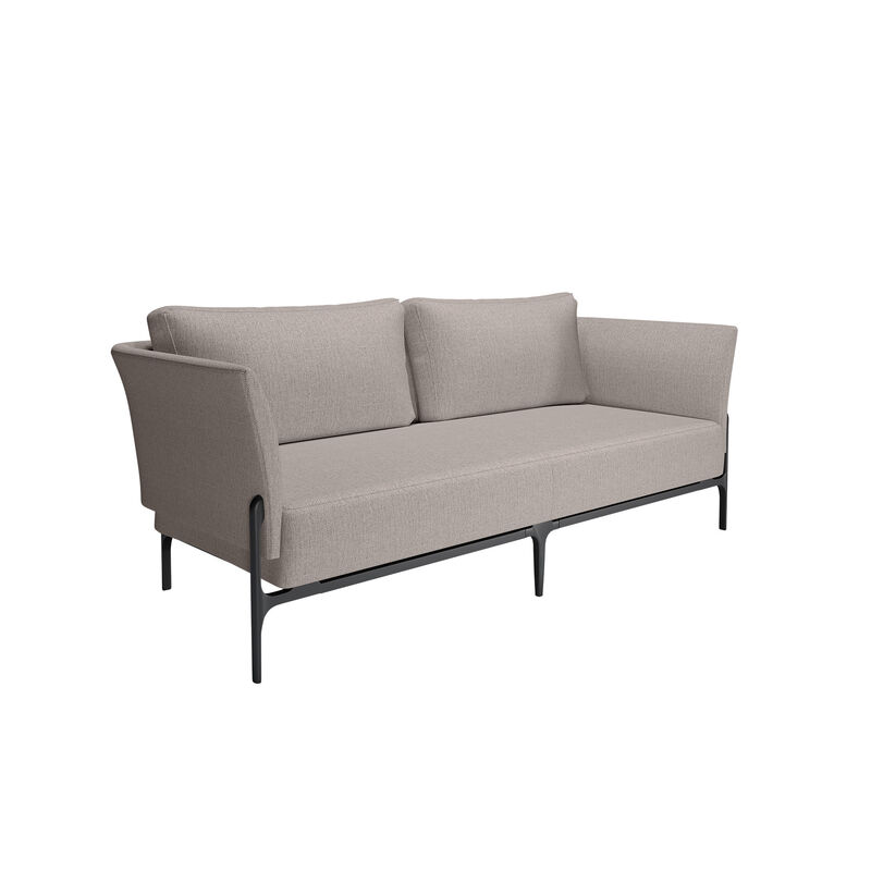 contemporary three-seat sofa in pebble image number null
