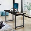 Angled Table 60x24 Black in office