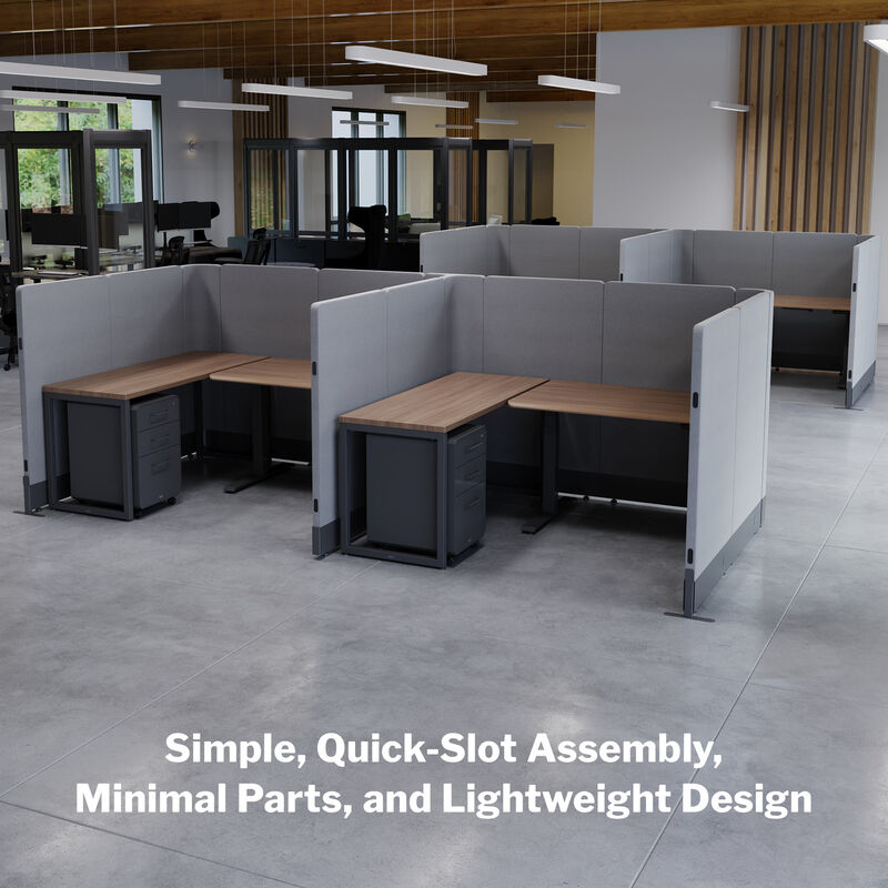 quickflex cubes are simple, quick slot assembly, minimal parts and lightweight design image number null