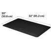 standing mat is thirty two inches by twenty inches