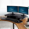 VariDesk&reg; Cube Corner&reg; 36 in lowered position at office