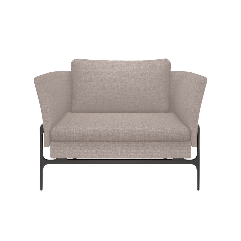 Contemporary Chair with a white background in pebble finish image number null