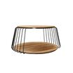 round coffee table on white background 