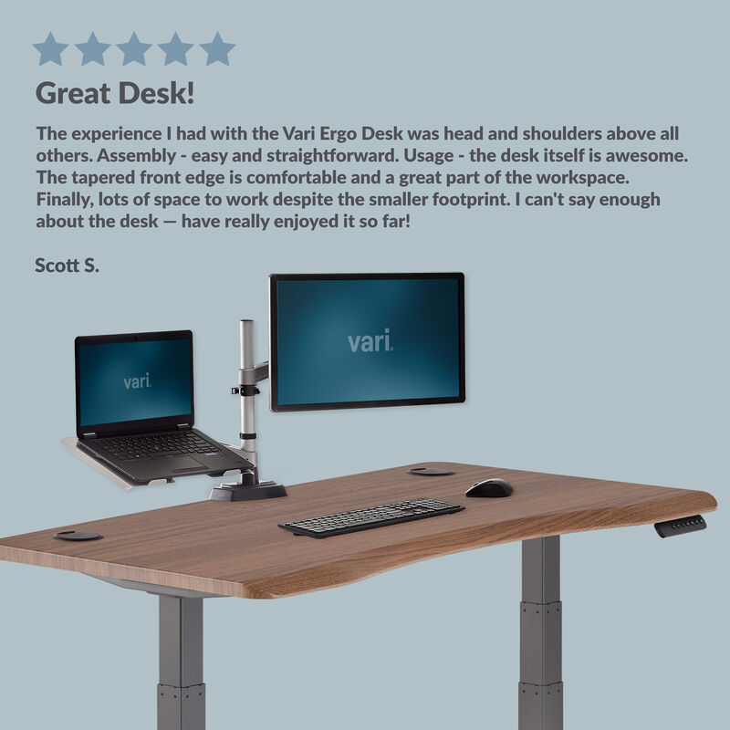 Laura quoted since I got the varidesk my blood flow and focus has improved, my energy level stays more consistent throughout the day  image number null