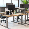 zoomed out view of desk with corner accessory panel installed