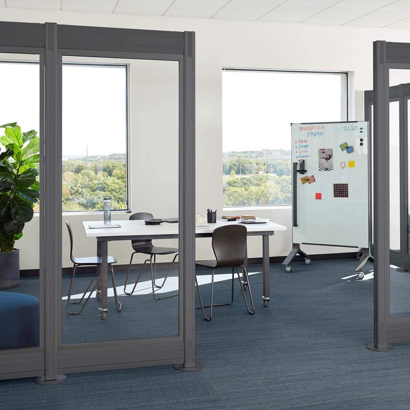 slate quick flex walls configured to create conference room image number null