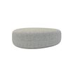 light grey large ottoman