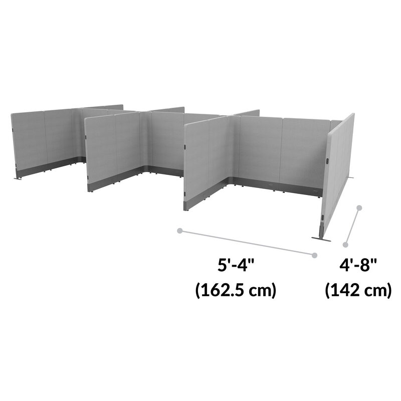 quickflex cubes elevated six pack with measurements image number null