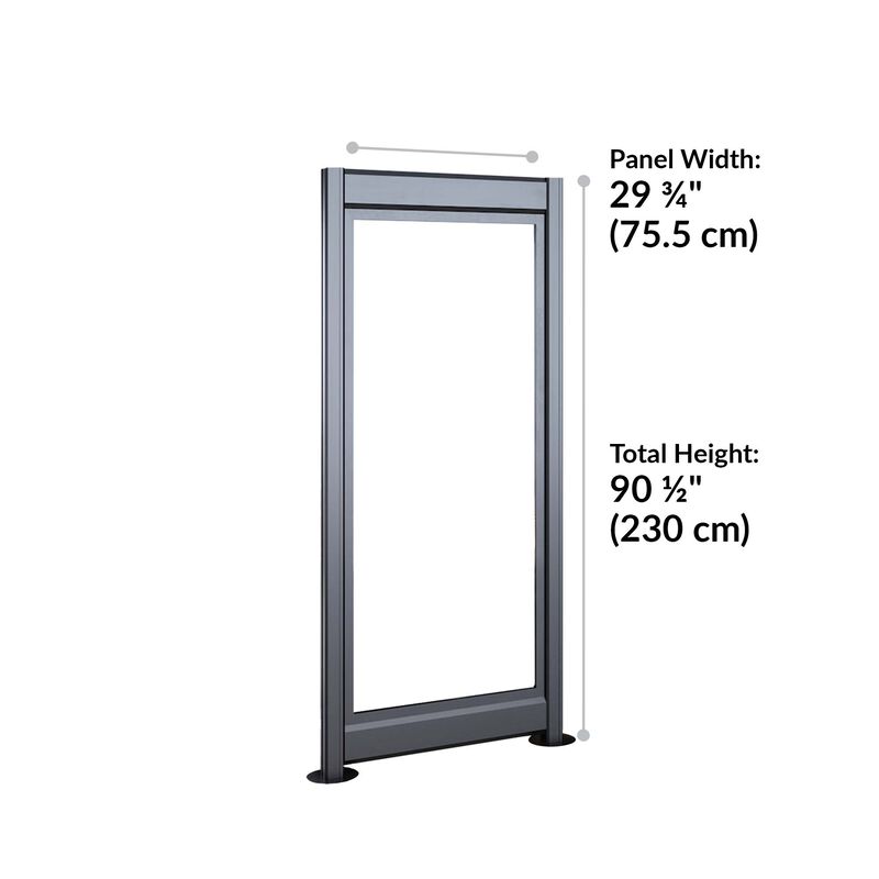 quickflex wall panel is 90 and a half inches tall and 29 and 3 quarter inches wide image number null