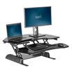 VariDesk&reg; Cube Corner&reg; 36 in raised position