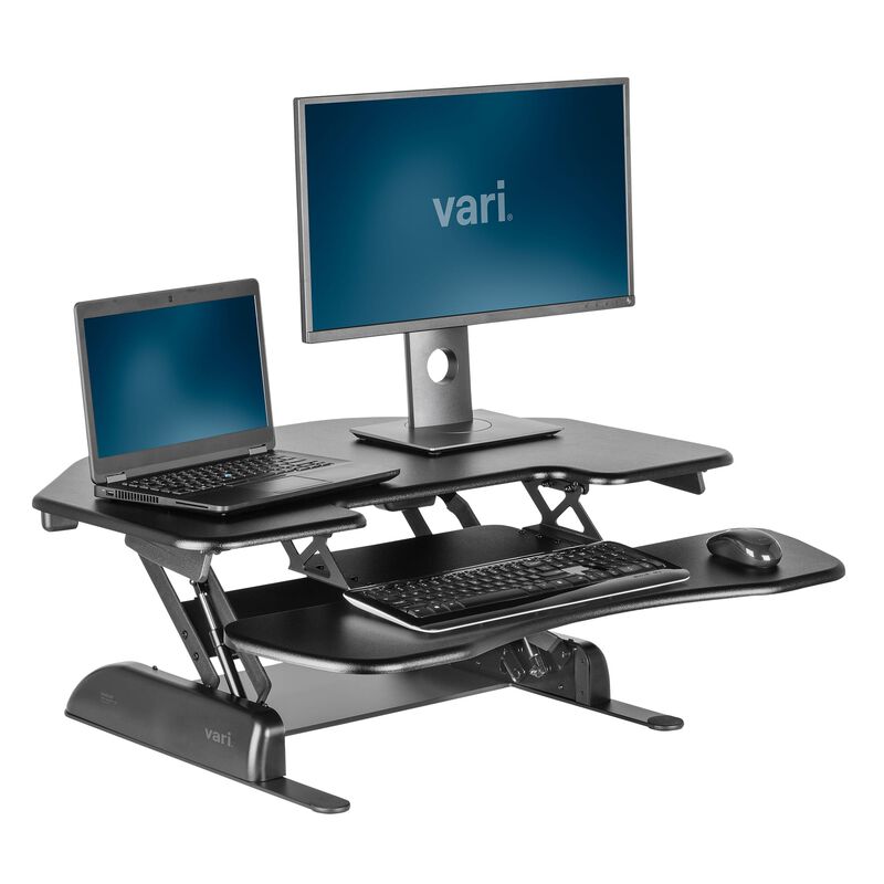 VariDesk&reg; Cube Corner&reg; 36 in raised position image number null