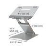 laptop stands base is ten and a half inches deep