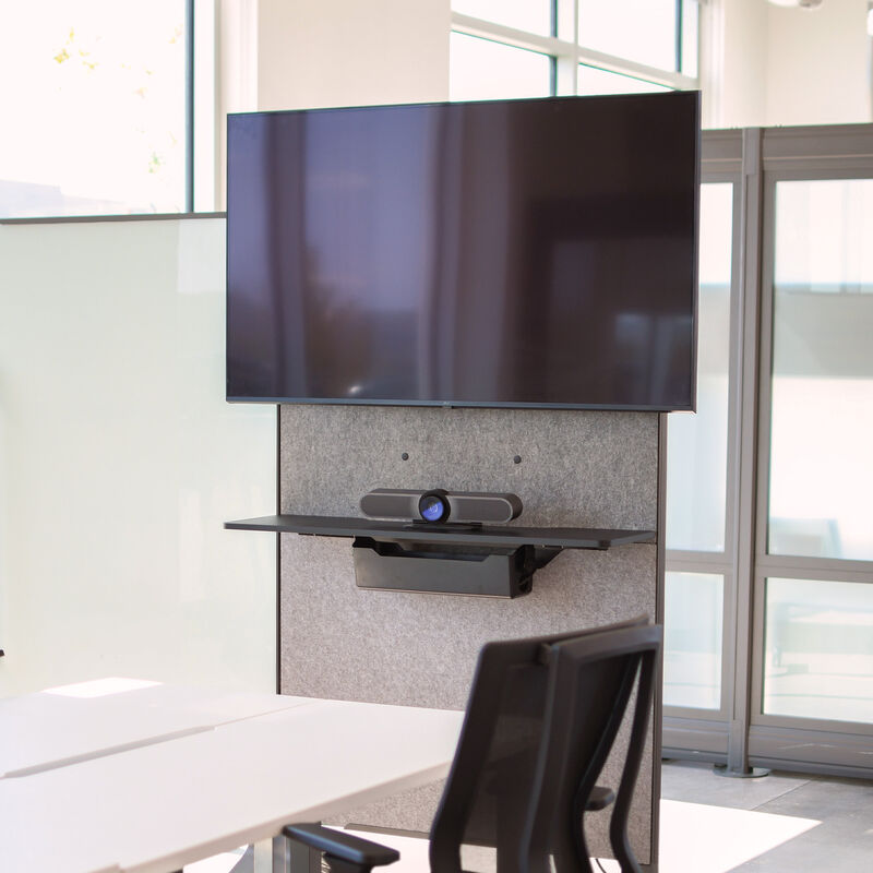 tv sizes from 40 inches to 65 inches can be mounted on the mobile media station image number null