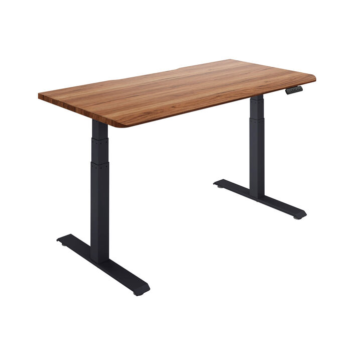 Solid Wood Electric Standing Desk 60x30 image number 1