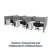 connect, concentrate and collaborate in a defined space with new quickflex cubes