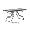VariDesk&reg; Laptop 30&trade; Black base is 11.75 inches deep