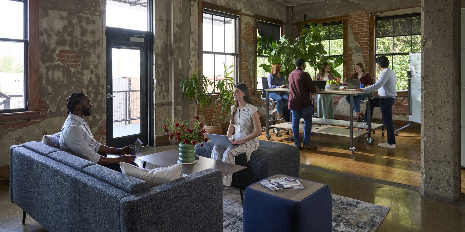 open floor working space