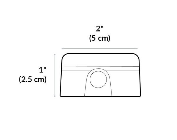 vari power strip ten feet is one inch wide