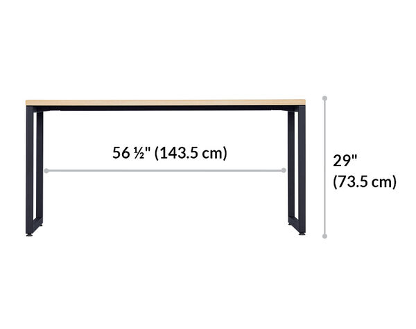 table is twenty nine inches tall