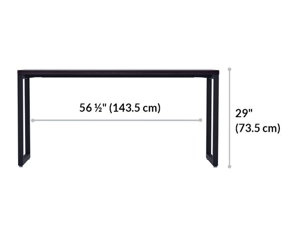 table is twenty nine inches tall