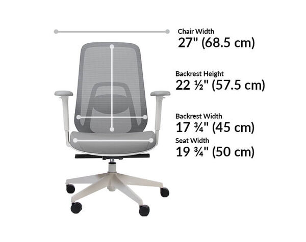 chair depth is twenty nine and a half inches