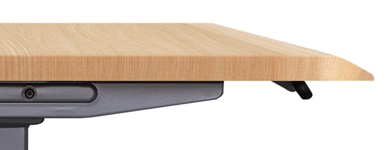 side view of a comfort edge electric standing desk