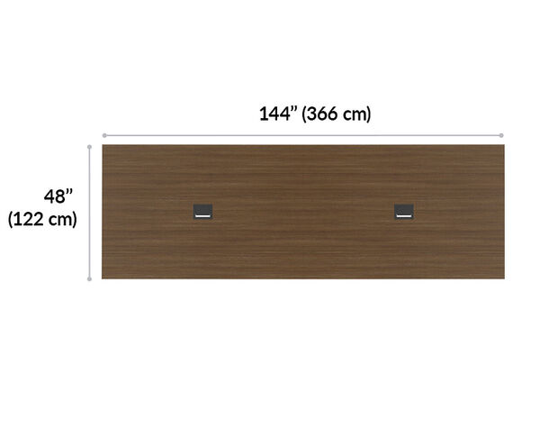 vari conference table width is 48 inches