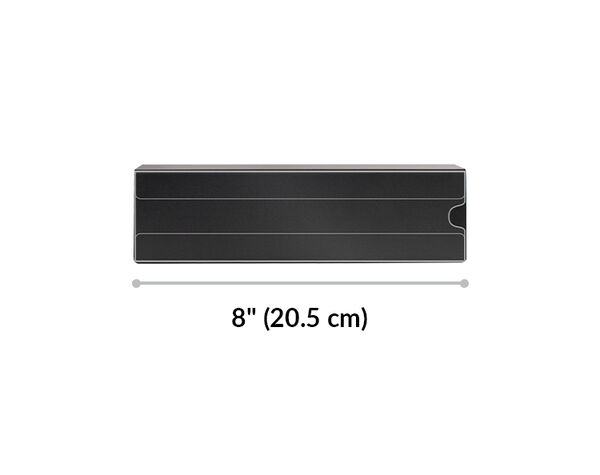 quickflex cubes nameplate is 8 inches wide