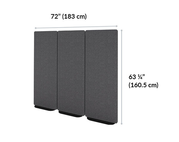 privacy screen is 72 inches long