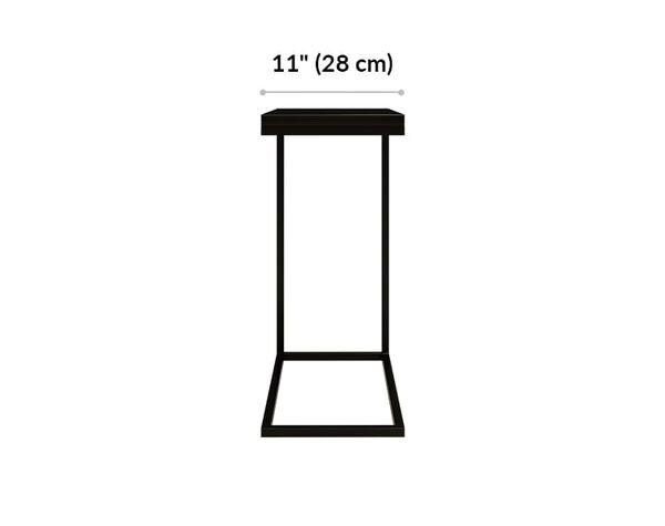 laptop side table is 11 inches wide