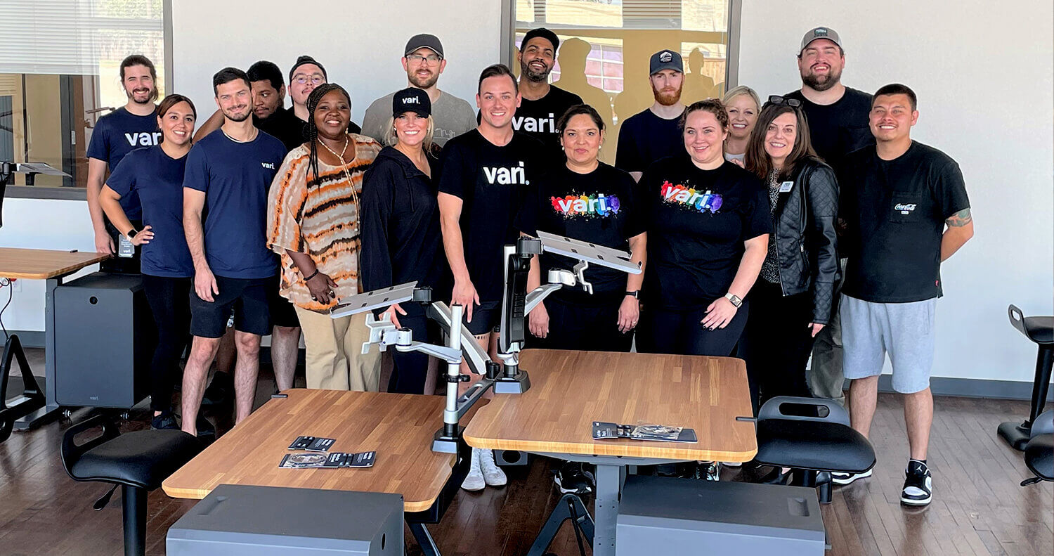 vari employees volunteering for the community