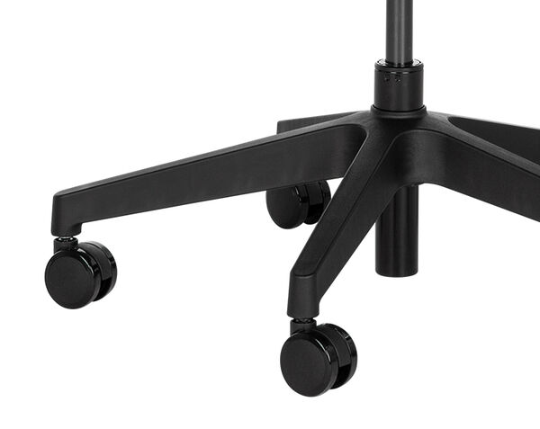 vari task chair with headrest wheels that swivel