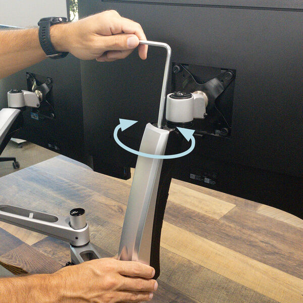 tightening bolt to hold monitors