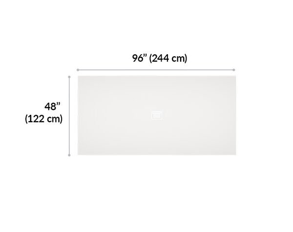 executive conference table is 96 inches long