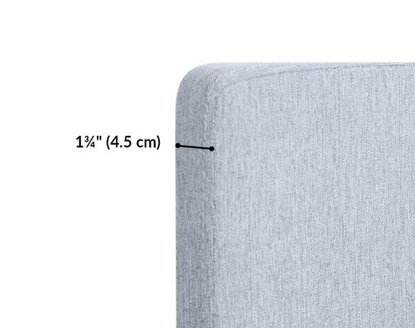 the quickflex cube is 1.75" deep