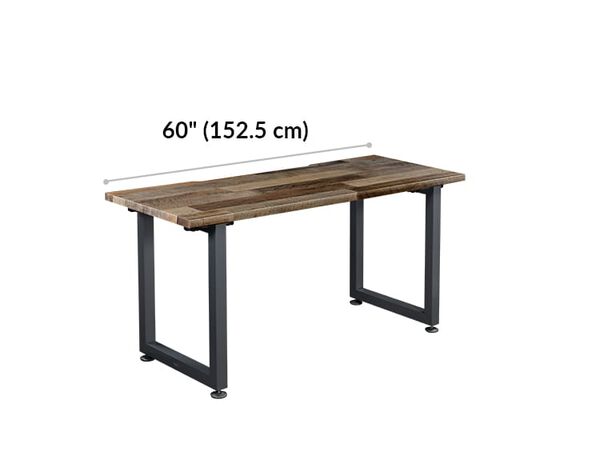 reclaimed wood vari table 60 by 24 width 60 inches