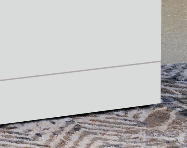 close up view of cabinet corner 