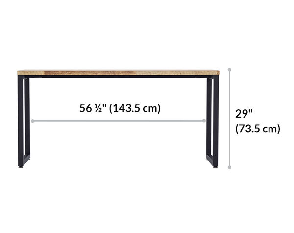 table is twenty nine inches tall