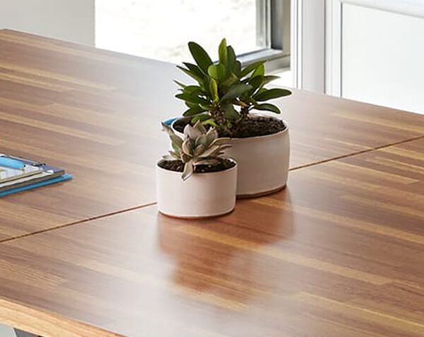 two vari tables pushed together