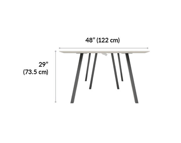 vari conference table is 29 inches tall