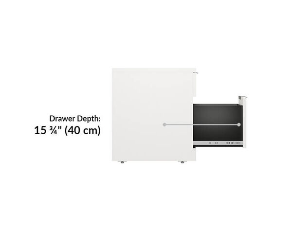 executive file cabinet drawers are 15 and a quarter inches deep