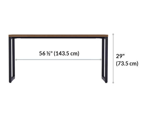 table is twenty nine inches tall