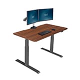 Electric Standing Desk 48x30 darkwood
