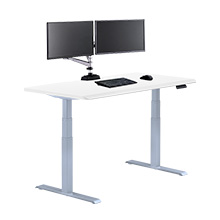Electric Standing Desk 60x30 with ComfortEdge™ white