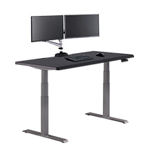 Electric Standing Desk 60x30 with ComfortEdge™ black
