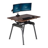 standing desk 48x32 darkwood