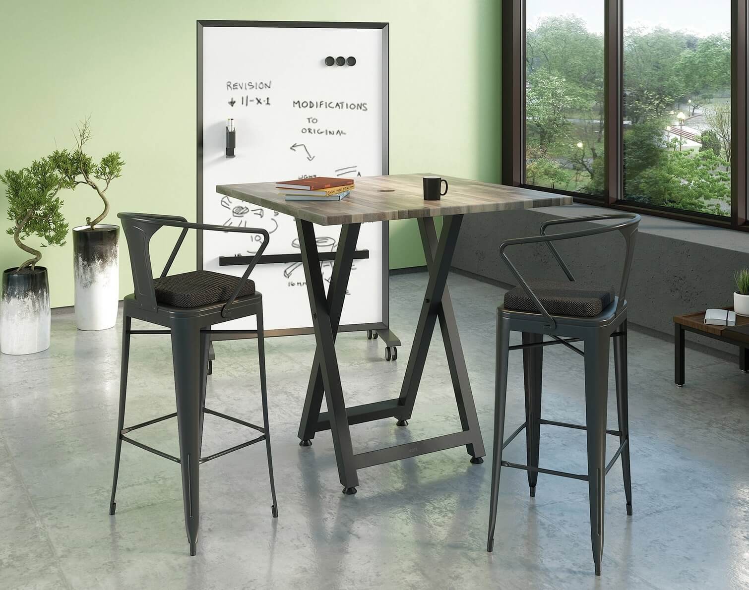 common spaces in open office