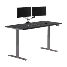 Electric Standing Desk 72x30 with ComfortEdge™ black