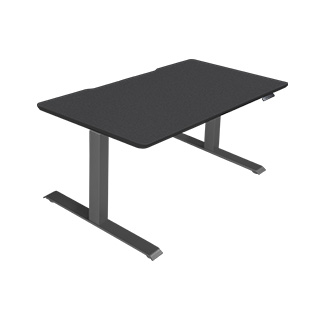 Electric Standing Desk 60x30 black slate