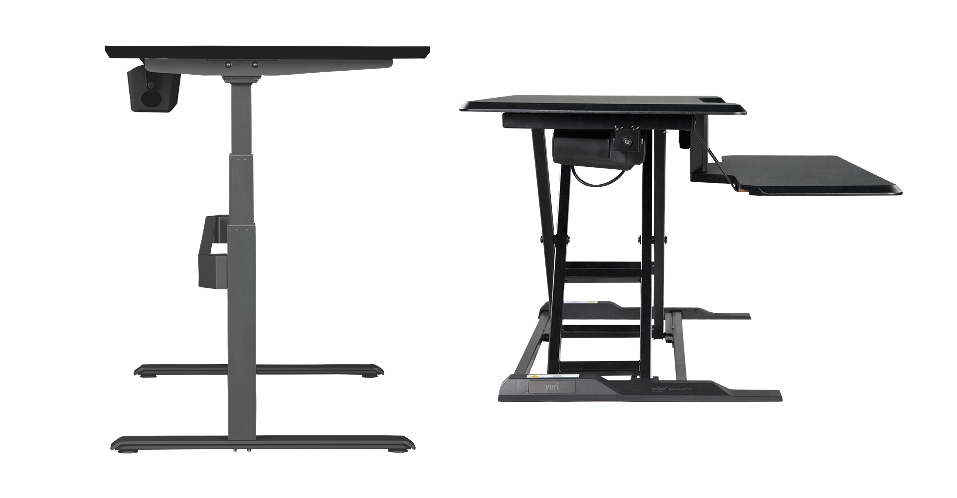 Shop Electric Standing Desks and Converters Vari® SitStand Solutions
